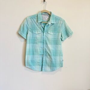 Calvin Klein Mint Checkered Shirt